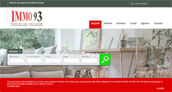 Desktop Screenshot of immo93.net